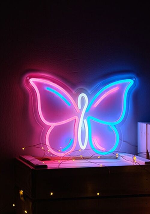 OHNO Woonaccessoires Neon Sign - Butterfly