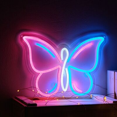 OHNO Woonaccessoires Neon Sign - Butterfly