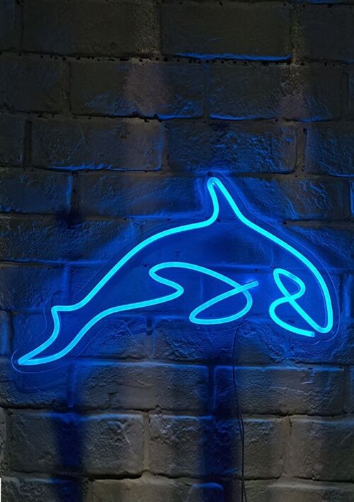OHNO Woonaccessoires Neon Sign - Killer Whale