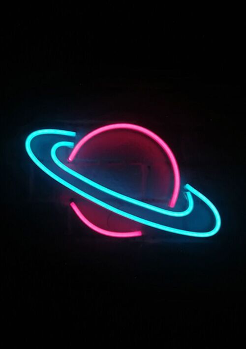 OHNO Woonaccessoires Neon Sign - Planet