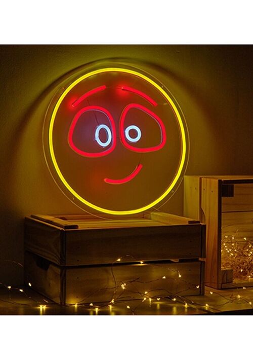 OHNO Woonaccessoires Neon Sign - Happy Face