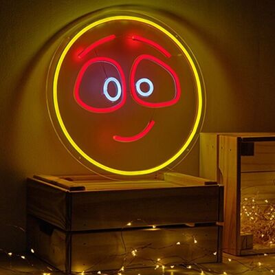 OHNO Woonaccessoires Neon Sign - Happy Face