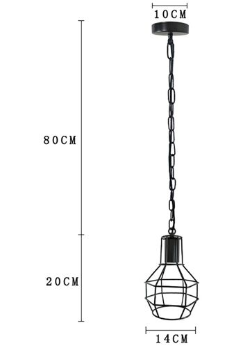 OHNO Accessoires maison Pegasus Suspension - Noir 2