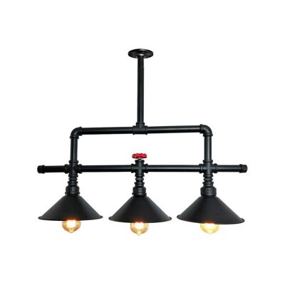 OHNO Woonaccessoires Mercurius Hanglamp - Zwart, Rood