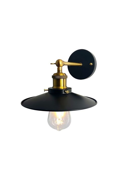 OHNO Woonaccessoires Capella Wandlamp - Zwart, Goud