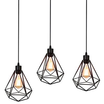 OHNO Woonaccessoires Aten Hanglamp - Zwart