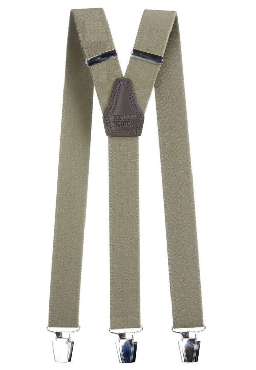 Pierre Mouton Suspender Strong - Light Army Green