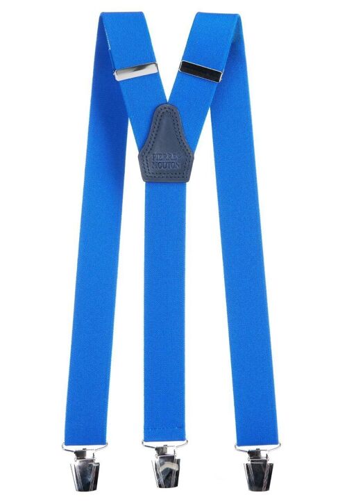 Pierre Mouton Strong Suspender - Cobalt Blue