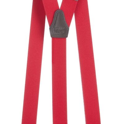 Pierre Mouton Strong Suspender - Wine Red