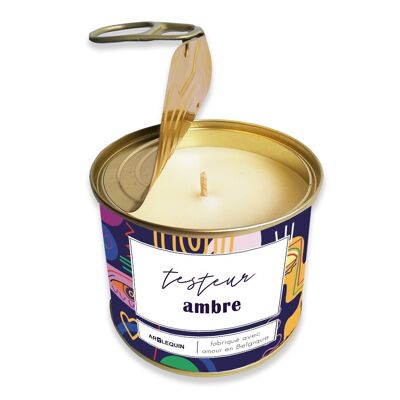 Amber tester candle