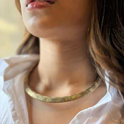 Boho Gold Halskette