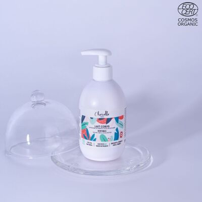 Certified organic Shea and Cocoa body milk 300 ml enriched with shea butter, cocoa and apple water - Certified Organic