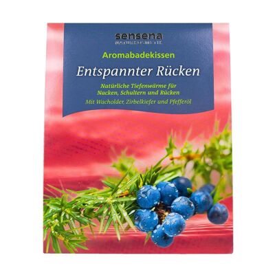 sensena Naturkosmetik Aromabadekissen - Entspannter Rücken- Pflegender Badezusatz mit kostbaren Essenzen