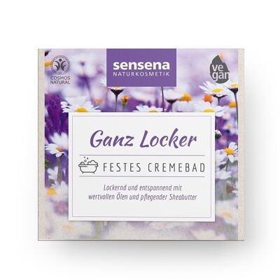 sensena Naturkosmetik Bain crème solide - très facile - un plaisir de bain bouillonnant