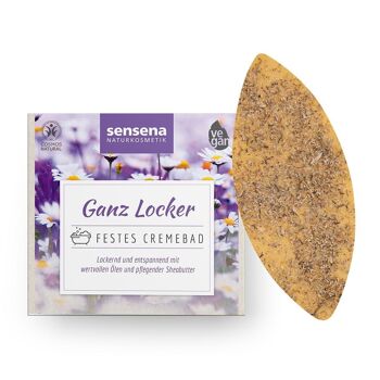 sensena Naturkosmetik Bain crème solide - très facile - un plaisir de bain bouillonnant 2