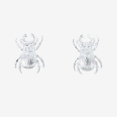 Stag Beetle Stud Earrings
