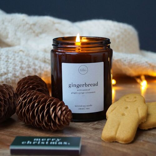 Gingerbread Candle – Christmas Candle – Soy Wax