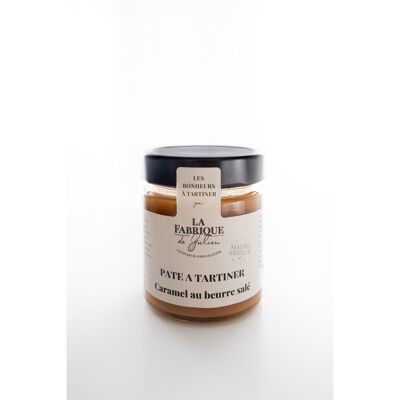 Pâte à tartiner artisanale au Caramel au Beurre Salé - 200g - par 6 - La Fabrique de Julien