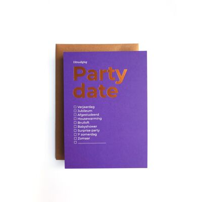 Happy Invites – Party date