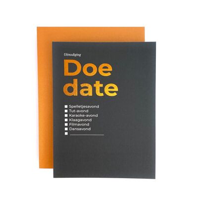 Happy Invites – Doe date