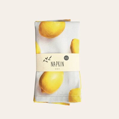 Serviette | Zitrone