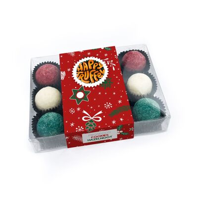 Trufas de chocolate – Edición bola de Navidad (12 piezas)