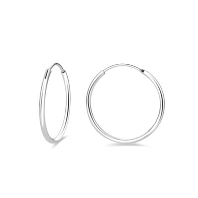 Orecchini essenziali in argento sterling 925