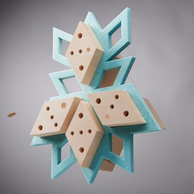 The Busy Bee Hotel - Mint Blue -