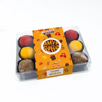 Chocolate truffles – Sinterklaas mix (12 pieces)