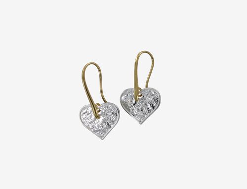 Gorgeous Heart Drop Earrings