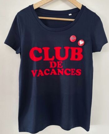 Teeshirt "Club de vacances" en coton Bio 2