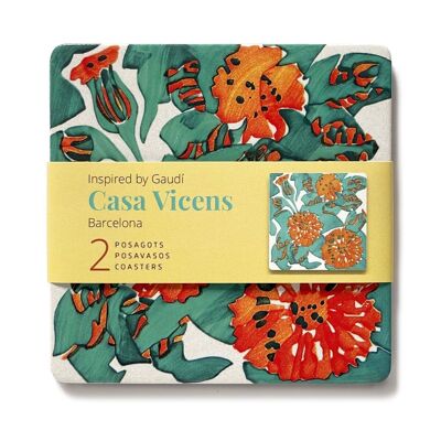 2 Casa Vicens Coasters