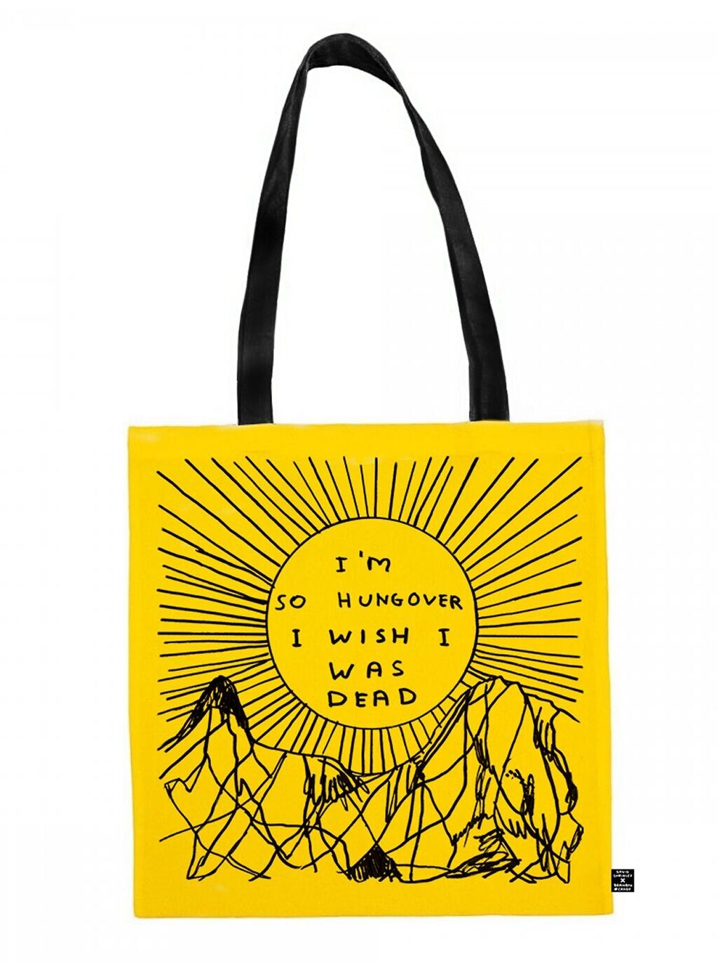 Borsa tote David Shrigley So Hungover
