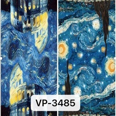 Fular para Mujer con Diseño La Noche Estrellada de Van Gogh