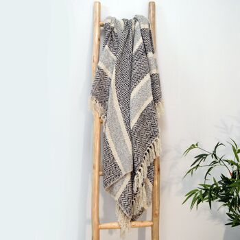 Jeté Savannah à chevrons - 100 % matériaux recyclés 9