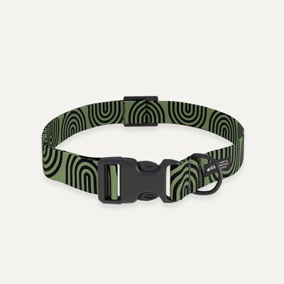 Grüne Halskette aus recyceltem PET im japanischen Design, Juno