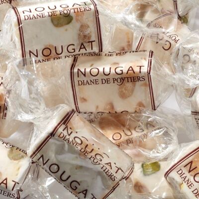 Nougat de Montélimar tendre emballage Diane de Poytiers vrac 2,5kg