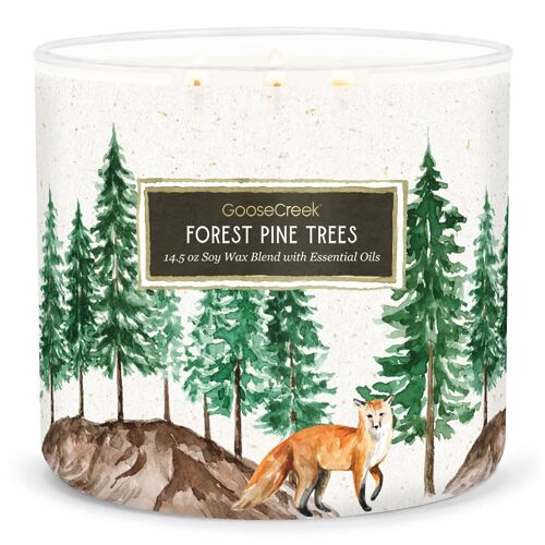 Wilderness Forest Pine Trees Large 3-Wick Candle 411 grams