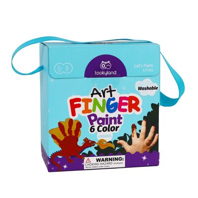 Fingerfarben-Set mit 6 Farben