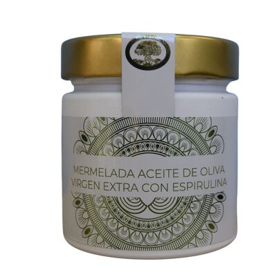 Mermelada de aceite de oliva con espirulina