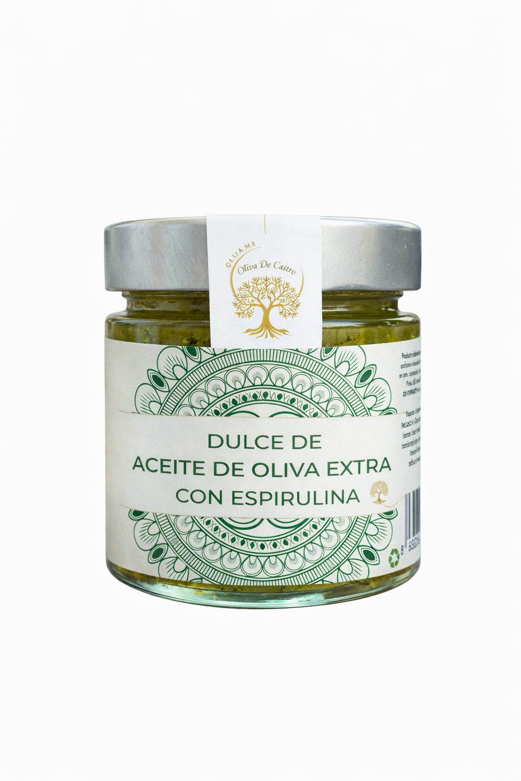 Olivenölmarmelade mit Spirulina