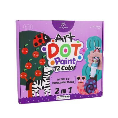 Dot Painting Lavable - Set de 12 colores