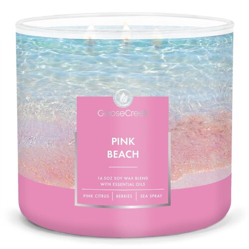 Pink Beach Large 3- Wick Candle