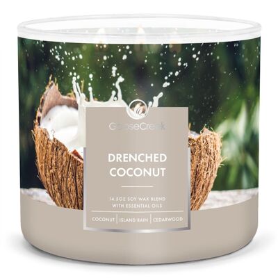 Drenched Coconut Large 3-Wick Candle