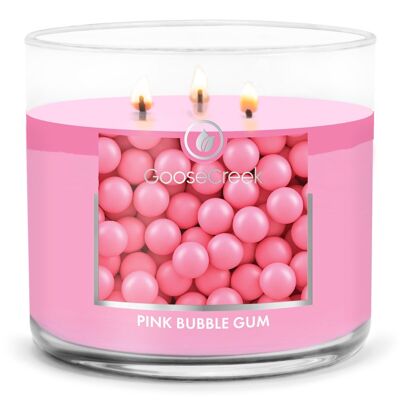 Bougie Goose Creek Candle® rose Bubble Gum® 411 grammes