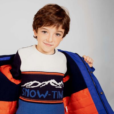 Boys box jaquard sweaters JESNOW