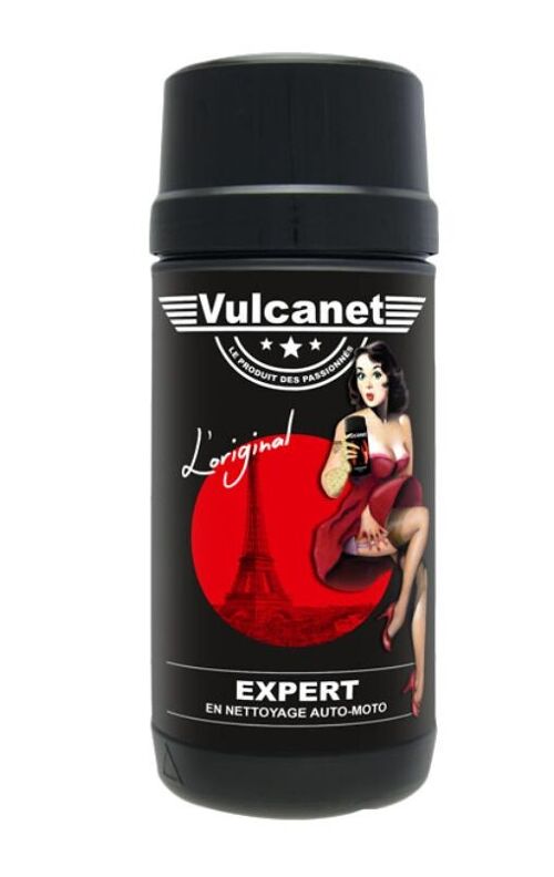 Vulcanet - Lingettes pour Nettoyage Auto Moto + Microfibre - Intérieur et extérieur  -Sans eau