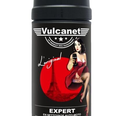 Vulcanet - Lingettes pour Nettoyage Auto Moto + Microfibre - Intérieur et extérieur  -Sans eau