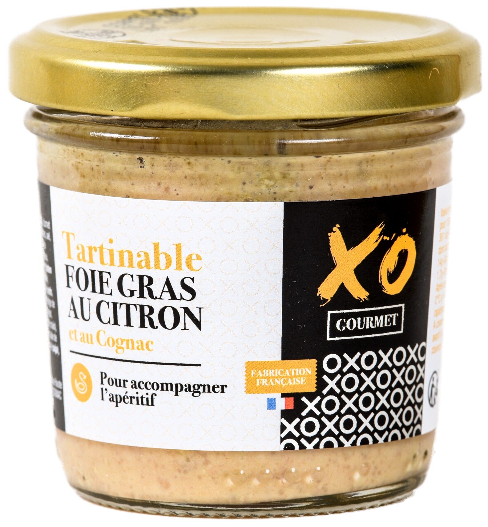 Foie gras para untar con limón y coñac XO