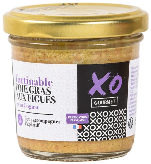 Tartinable foie gras aux figues et au cognac XO